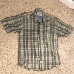 Mens short sleeve flannel